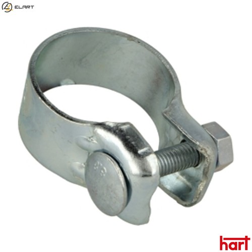 Clamping piece exhaust system - piece,