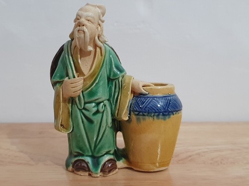 Vintage chinese shiwan - mud, man