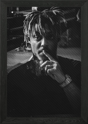 Juice wrld portrait framed - juice,