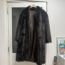 GLENN MODELS VINTAGE Faux Fur Coat VEGAN British