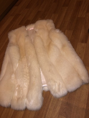 Ladies faux fox fur - faux,