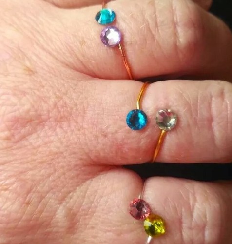 Custom double birthstone ring - custom,