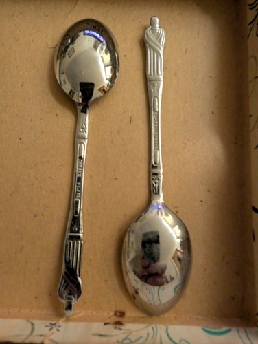 Vintage apostle spoons - vintage, spoons,