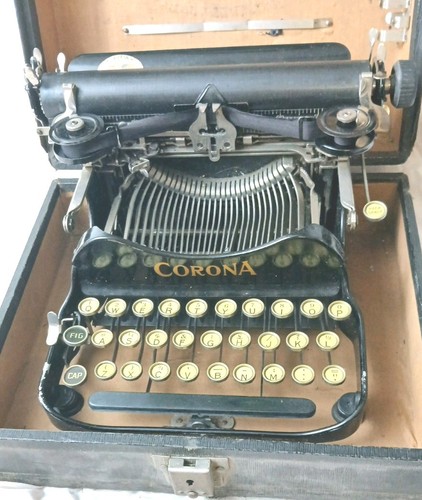 Antique corona folding - antique,