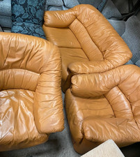 Stunning Leather Three Piece