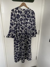 Zara Navy & White Floral Print