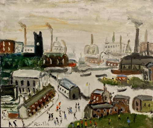 Canal and mills signed - mills",