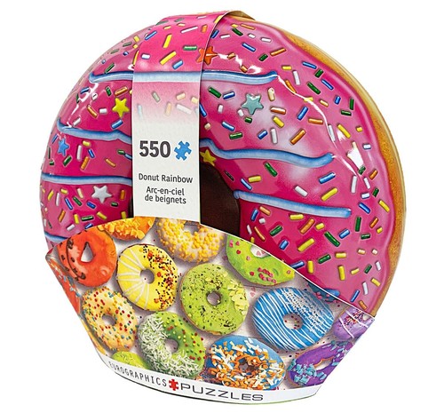 Donut rainbow tin - donut,