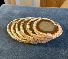 6 Geode Slices Polished