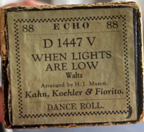 Vintage note pianola - vintage,