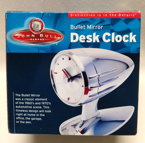 Bullet mirror desk clock - desk,