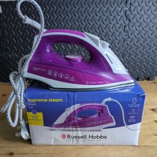Russell Hobbs Supreme Steam Iron 23060 2400W, Purple/White BNWB