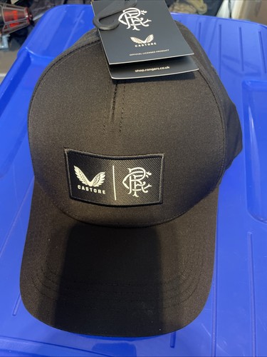 Rangers black peaked cap - fc,