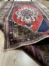 4x7 Red Blue Vintage Turkish