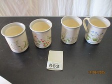 4 X VINTAGE coloroll  MUGS -
