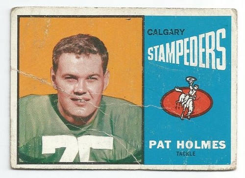1964 topps cfl pat holmes - pat,