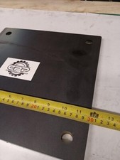 Square Metal Plate 15mm Thick Mild Steel  300mm x 300mm 18mm Holes Laser cut