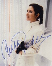 CARRIE FISHER Signed