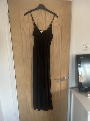 Topshop black jumpsuit size - black,