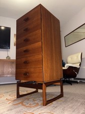 G Plan Quadrille Teak Chest of Drawers - Danish Style - MCM - Retro - Fresco 