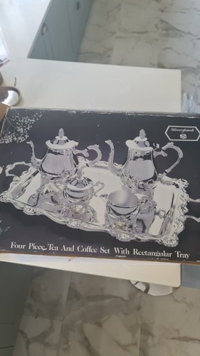 Four piece silver plated - four-piece,
