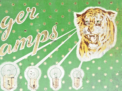 Super old advertising tin - super,