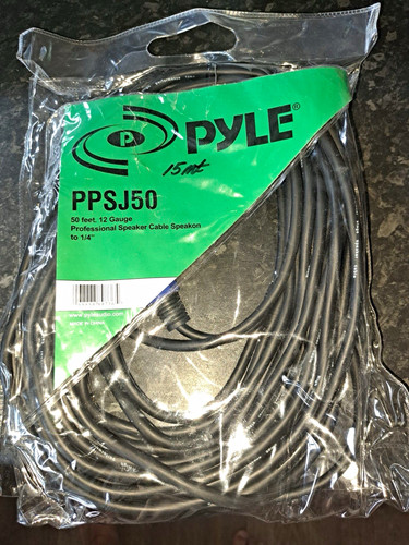 Pyle ppsj50 50ft - pyle, speakon