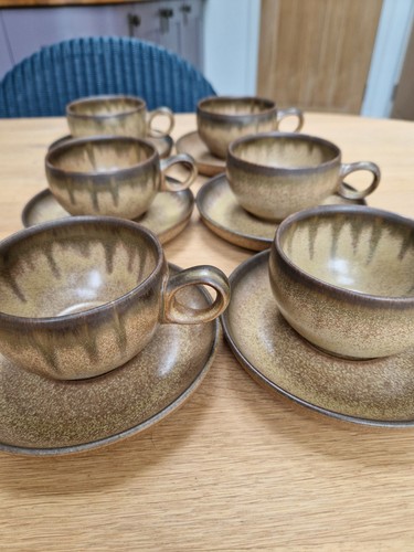 Denby romany set six cups - denby,