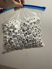 Silicone Letter Beads for