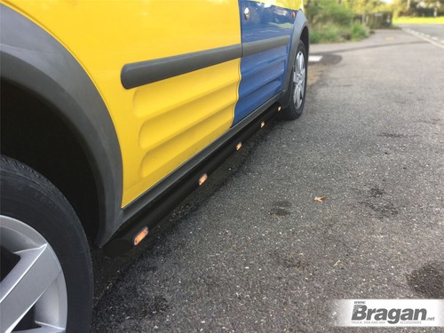 Black side bars amber - bars,