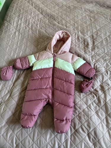 Baby girl pink colorblock - m&s,