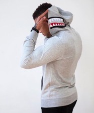 Mens Hoodie Shark Grey Medium