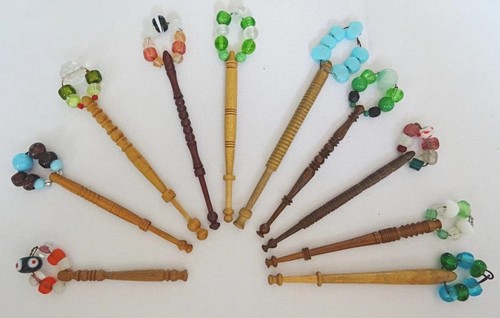Antique lace bobbins victorian - antique,
