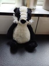 Jellycat Bashful Badger Plush 8ins High Original Rare And Retired.
