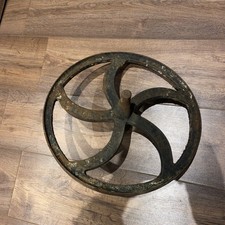 Antique Cast Iron Wheelbarrow