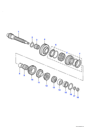 Land rover circlip freelander - rover,