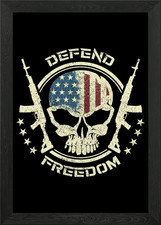 Defend Freedom USA Skull