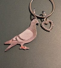 Sweet character Pigeon Bird Keyring Bagcharm accessories great bird gift