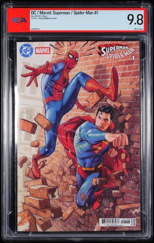 Marvel superman spider man - dc/marvel:, superman/spider-man