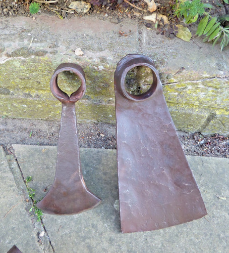 Vintage grub hoe heads - grub,