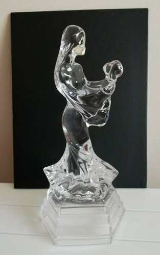 Crystal figure glass ornaments - crystal,