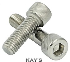UNC CAP SCREWS A2 STAINLESS STEEL ALLEN KEY BOLTS 8 10 1/4 5/16 3/8 7/16 1/2"UNC