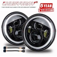 Pair 7inch Round LED