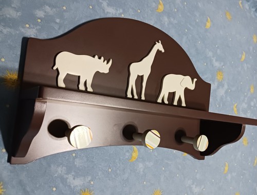 Safari nursery wall shelf - wall,