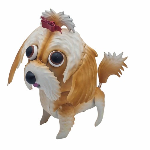 Shih tzu metal brown - metal,