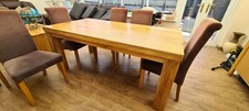 Mantis Light Natural Solid Mango Dining Table