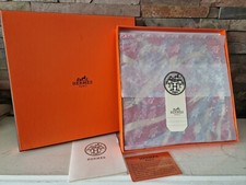 Hermes Paris - Silk Patterned Scarf Red - Boxed.
