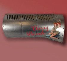 Cherry Bomb WW2 Nose Art Airbus A320 Pylon Cover Aviation Pin-Up Vintage Retro