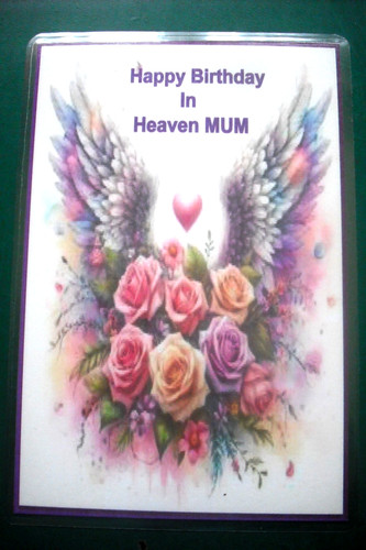 Laminated memorial remembrance - laminated,