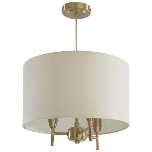 Brass candelabra pendant - brass, light